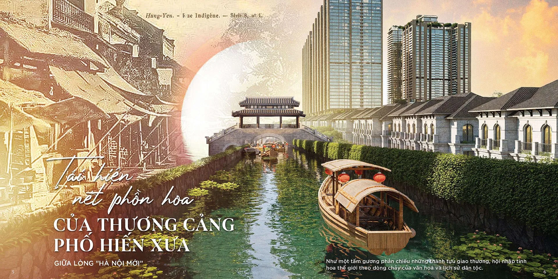 Không gian kiến trúc giao thoa giữa nét đẹp truyền thống và vật liệu hiện đại tại dự án Sunshine Legend City